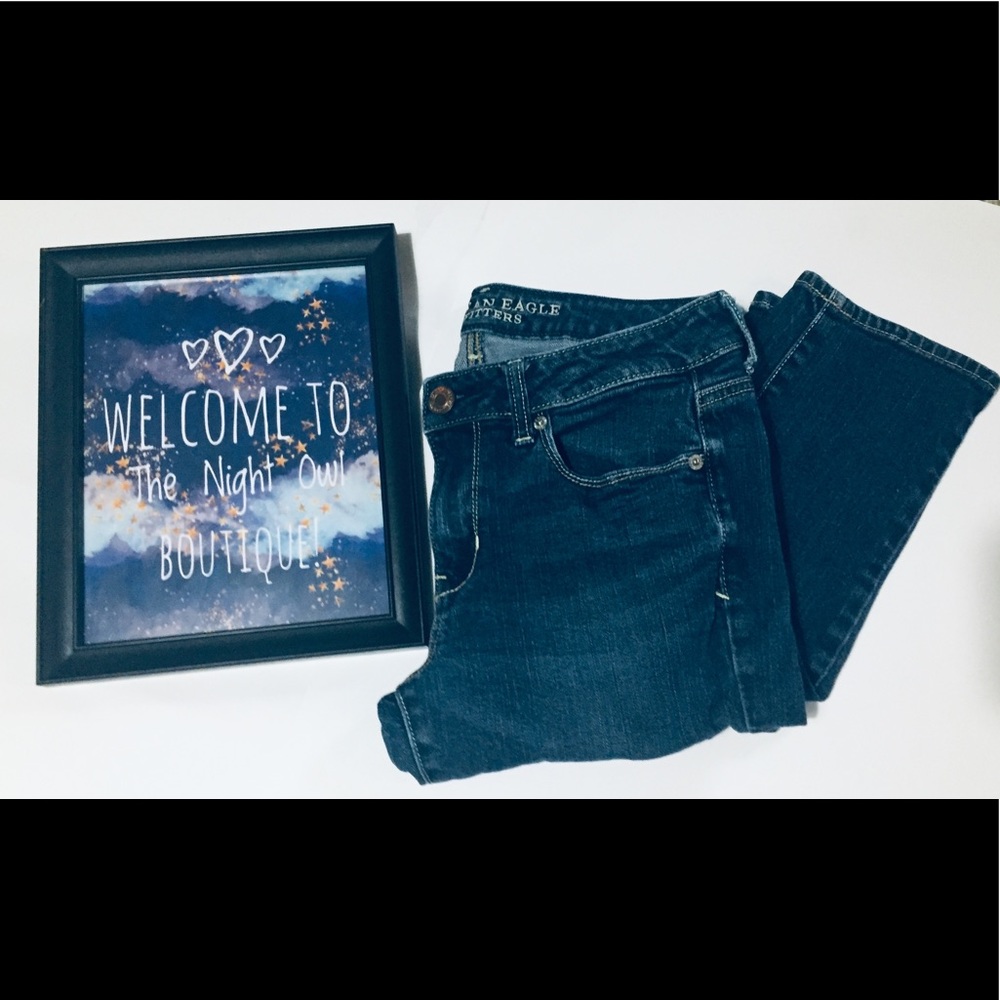 EUC American Eagle Skinny Jeans Size 2 reg.